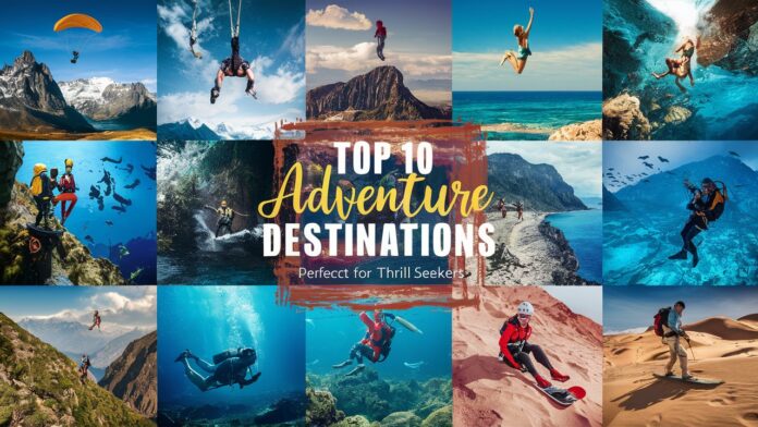 Top 10 Adventure Destinations Explore the Ultimate Thrill-Seeker's Paradise!